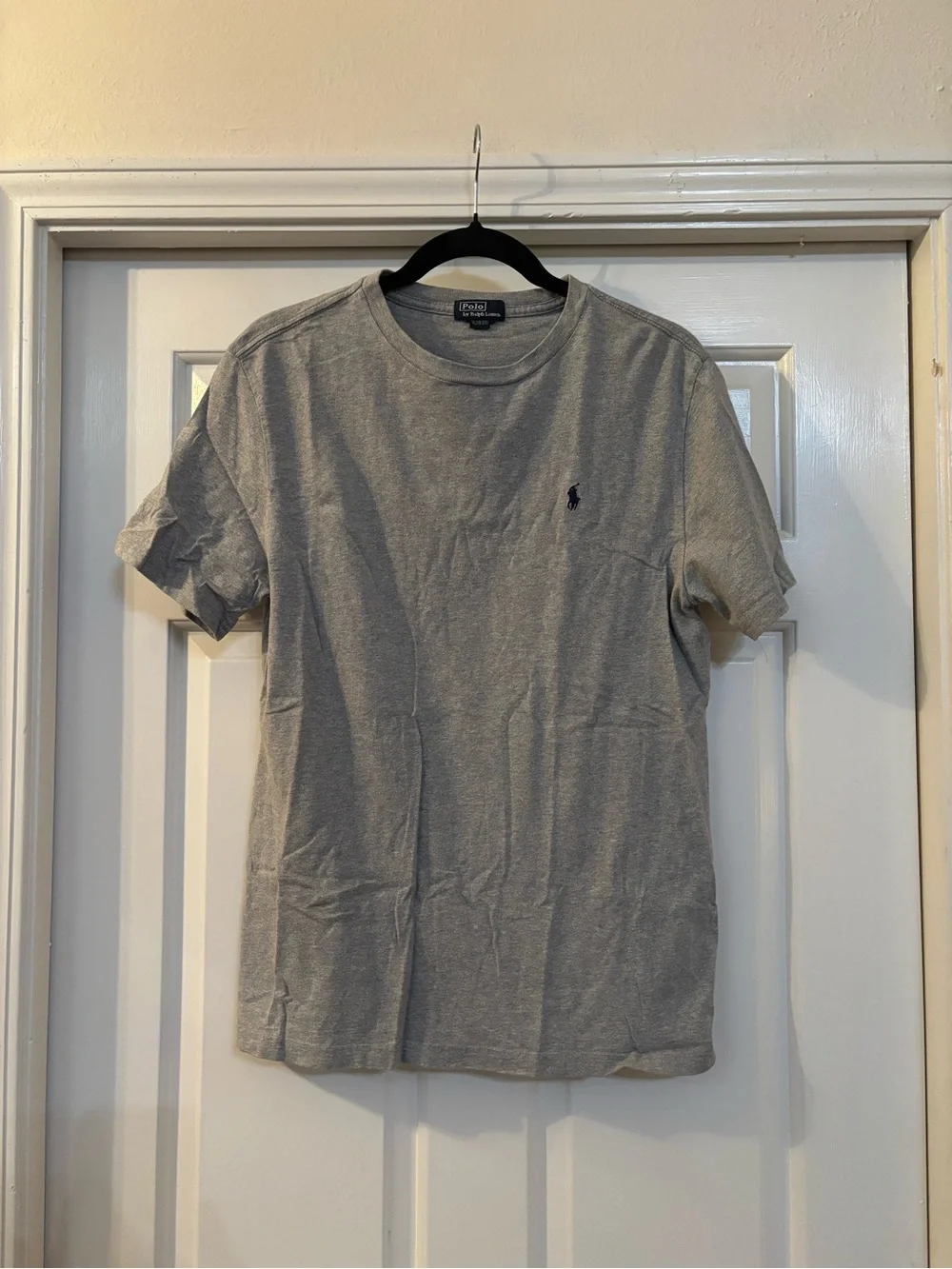 Ralph Lauren Short-Sleeve Crew Tee - Light Gray